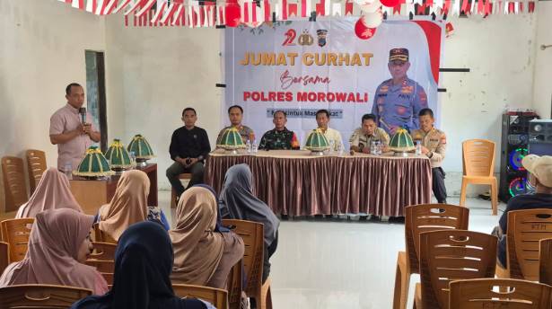 Polres Morowali Gelar Jum’at Curhat di Desa Bahomoleo