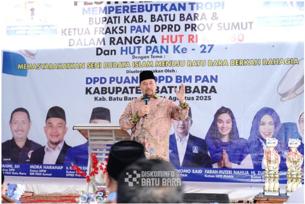  Dukung Festival Hadroh Batubara Bahagia, Bupati dan Wakil Bupati Batubara Berikan Apresiasi