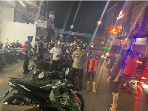  Patroli Gabungan Tiga Pilar Polres Sibolga, Tekan Angka Kriminalitas di Malam Hari