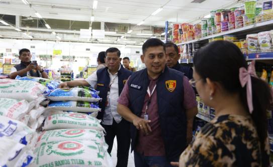  Satgas Pangan Polda Sumut Cek Harga Beras di Medan, Temukan Penjualan di Atas HET