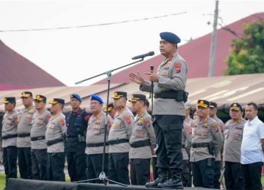  Kapolda Sumut Pimpin Apel Kesiapsiagaan, Apresiasi Brimob Tekankan Profesionalitas dan Jaga Kondusifitas Sumatera Utara