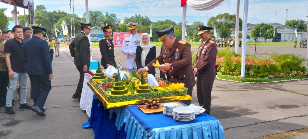  Kejati Sumut Peringati Hut Jaksa RI Ke-80 di Lapangan Lanud Soewondo Medan