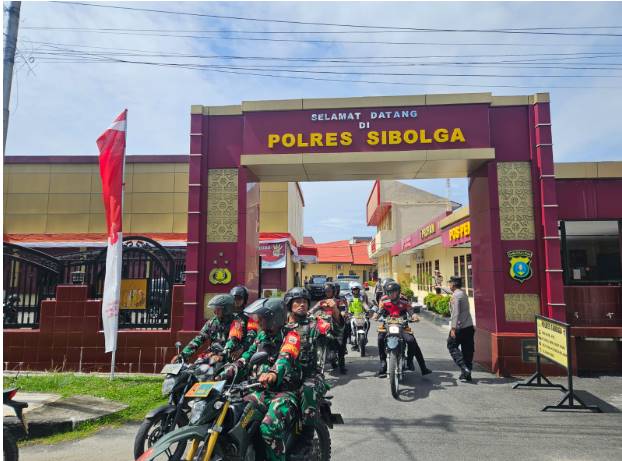  Patroli Gabungan TNI-Polri dan Satpol PP Digelar Jaga Kamtibmas di Wilayah Hukum Polres Sibolga