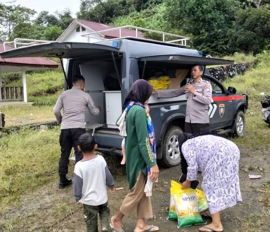  Sat Binmas Polres Morowali Distribusikan Beras SPHP Lewat Gerakan Pangan Murah