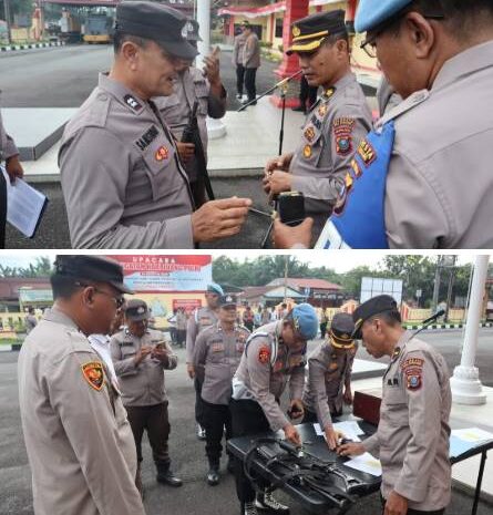  Pemeriksaan Senjata Api Polresta Deli Serdang