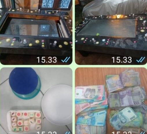 Jatanras Polda Sumut Sikat Perjudian di Karo, Mesin Judi, Uang Tunai dan Puluhan Orang Diamankan