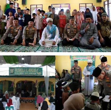  Polres Pelabuhan Belawan Peringati Maulid Nabi Muhammad SAW, Santuni Anak Yatim