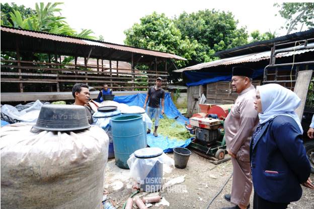 Baharuddin Siagian Kunjungi Peternakan Kambing Desa Mangkai Baru, Dorong Ekonomi Lokal