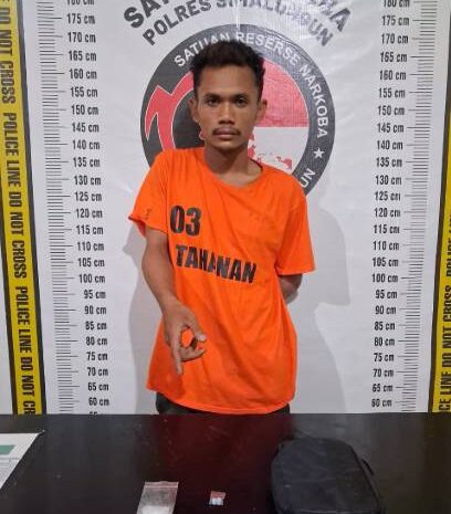  Sat Narkoba Polres Simalungun Bekuk Pemuda Asal Asahan Jual Sabu di Simalungun