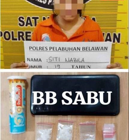  Gadis Muda Kampung Nelayan Belawan Sumut Ngecer Sabu, Terancam 20 Tahun Penjara