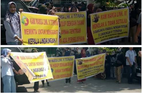  Aksi Damai Tolak Pembangunan Vihara, Warga Minta Kepala Lingkungan VI dan Lurah Titi Papan Dicopot