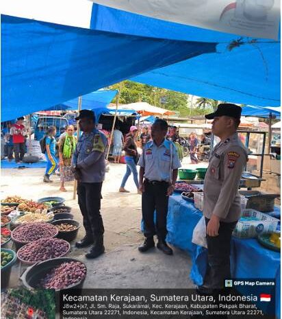  Kapolsek Sukaramai: Perekonomian Berjalan Kondusif Merupakan Prioritas Kami