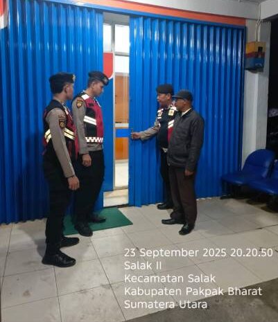  Minimalisir Gangguan Kamtibmas, Sat Samapta Polres Pakpak Bharat Lakukan KRYD