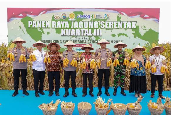  Panen Raya Jagung Kuartal III, Polda Sumut Komitmen Wujudkan Swasembada Pangan