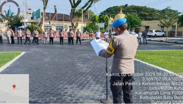  Sipropam Polres Batubara Sosialisasikan Larangan Gaya Hidup Hedon Kepada Personil dan Keluarga