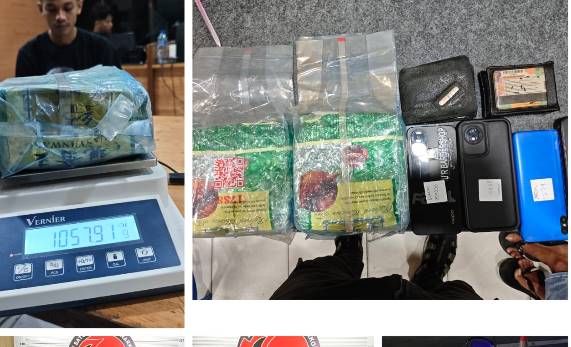  Dua Kurir Narkoba Antar Provinsi Ditangkap di Percut, 2 Kg Sabu Diamankan