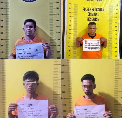  Polres Labusel Ungkap 4 Kasus Narkoba Dalam Sepekan
