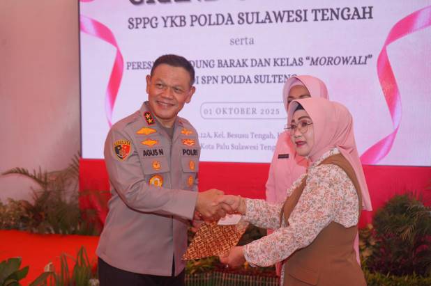  Wabup Morowali Iriane Iliyas Hadiri Grand Opening SPPG Yayasan Kemala Bhayangkari Polda Sulteng