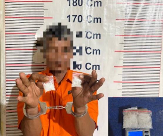  Polsek Bahorok Tangkap Pengedar Sabu, Barang Bukti 10,71 Gram