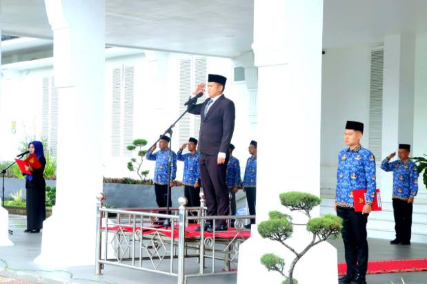  Gerimis Tak Surutkan Semangat, Pemkab Sergai Gelar Upacara Hari Kesaktian Pancasila Dengan Khidmat