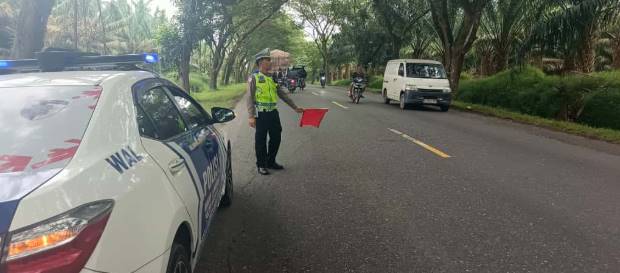  Sat Lantas Polres Batubara Tingkatkan Patroli dan Pengaturan Lalu Lintas, Cegah Laka dan Kejahatan Jalanan