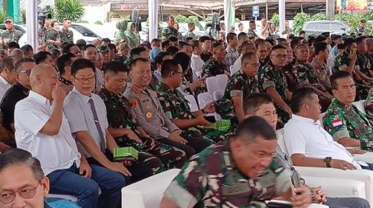  Kapolrestabes Medan Hadiri Launching Kartu Berobat Gratis Kodam I/Bukit Barisan