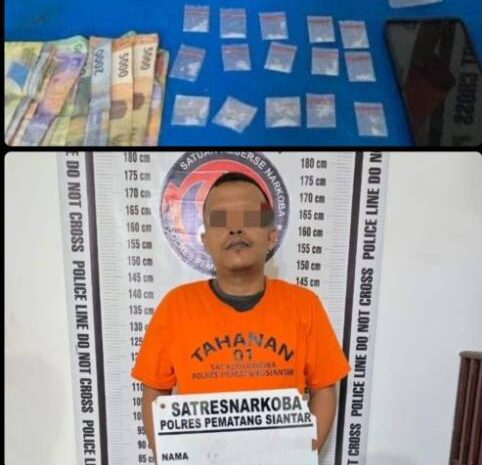  Polres Pematang Siantar Ringkus Pengedar Sabu di Jalan Patimura