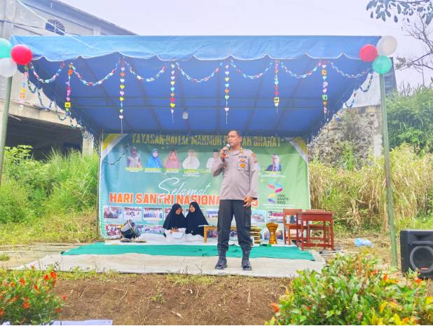 Kabagren Polres Pakpak Bharat Hadiri Hari Santri Nasional di Ponpes Yayasan Baital Makmur