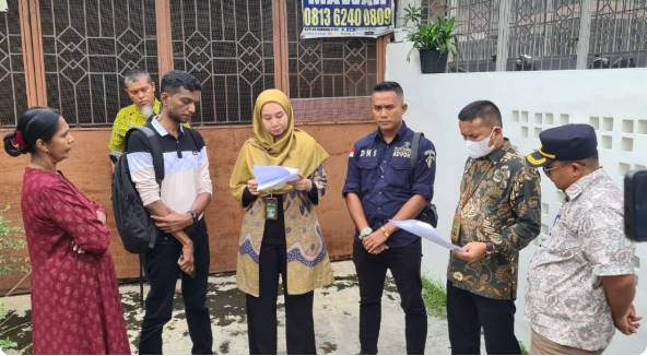  Peletakan Sita Jaminan Oleh Pengadilan Negeri Medan Berjalan Lancar