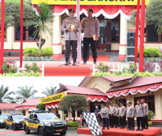  Kapolda Sumut Launching Pamapta di Polres Langkat