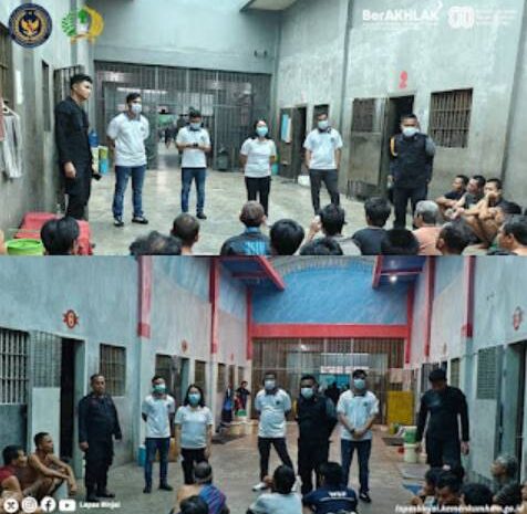 Lapas Binjai Gelar Penyuluhan Kesehatan dan Kontrol Keliling Blok Hunian