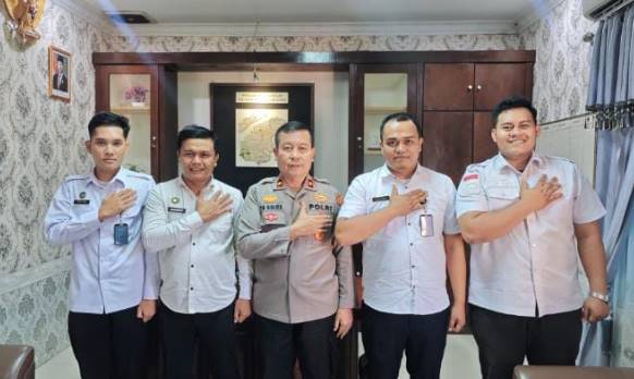  Rutan Kelas I Labuhan Deli Perkuat Sinergi Dengan Polsek Medan Labuhan