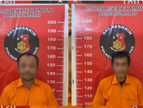  Polres Humbahas Tangkap 2 Pelaku Curanmor
