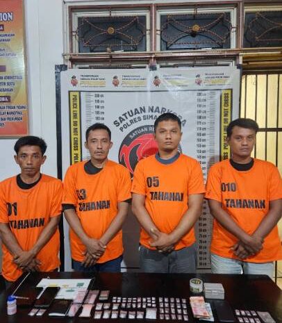  Polres Simalungun Gulung Bandar Narkoba, Sita 37,29 Gram Sabu