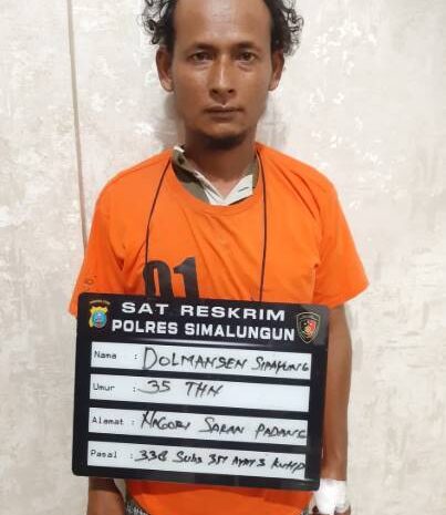  Jatanras Polres Simalungun Bekuk Pelaku Pembunuhan Hanya 9 Jam