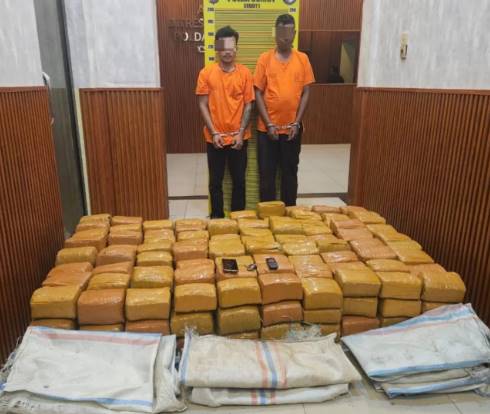  255 Kg Ganja Dari Aceh Gagal Masuk Ke Sumut, Dua Kurir Dibayar Rp50 Juta