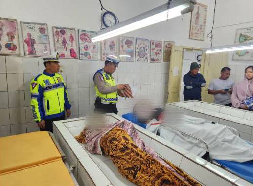  Gakkum Sat Polres Simalungun Tangani Kecelakaan Maut Dua Remaja