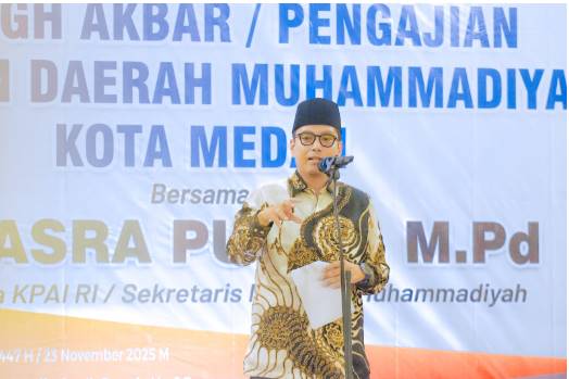  Wali Kota Medan Hadiri Tabligh Akbar Milad Muhammadiyah Ke-113