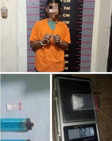  Polsek Tanjung Pura Ungkap Kasus Sabu di Desa Pantau Cermin
