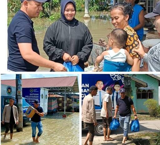  SPPG Firdaus-2 Kembali Salurkan 300 Paket Makanan Untuk Warga Terdampak Banjir di Sei Rampah