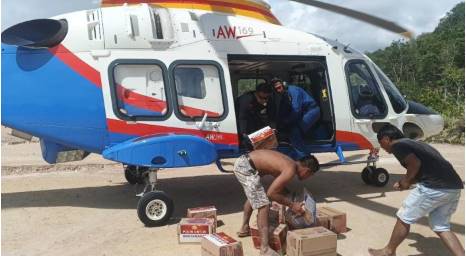  Polri Lakukan Air Drop Logistik di Tiga Titik Terisolasi Taput–Tapteng, Pastikan Bantuan Tetap Sampai