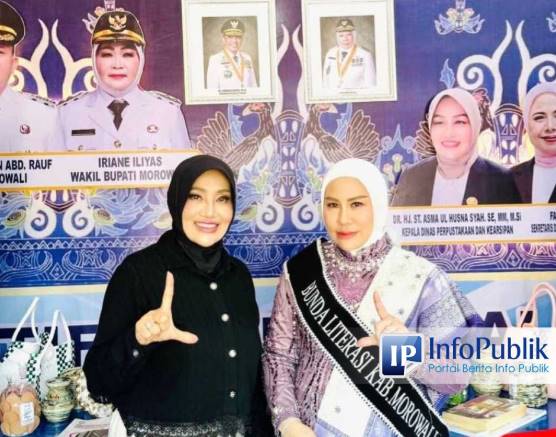  Ny Darmayanti Iksan Resmi Dilantik Sebagai Bunda Literasi Kabupaten Morowali