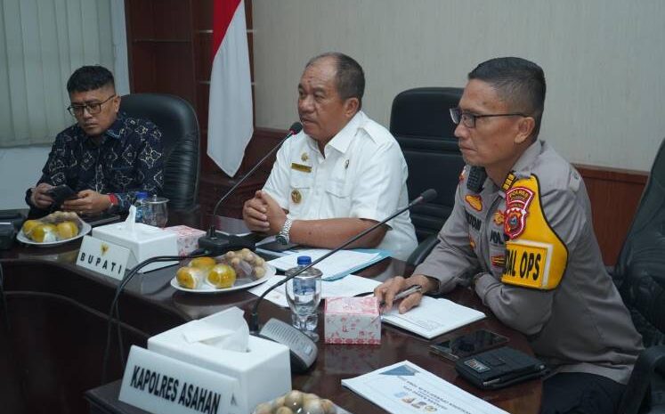  Bupati Asahan Pimpin Rapat Koordinasi Lintas Sektoral Jelang Nataru dan Operasi Lilin
