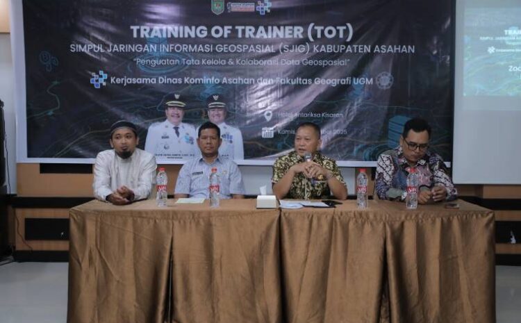  Pemkab Asahan Gelar Training of Trainers Simpul Jaringan Informasi Geospasial Kabupaten Asahan