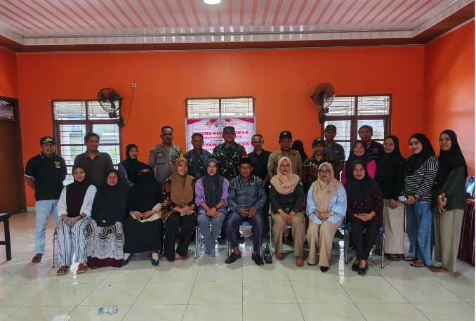  Babinsa Koramil 1311-09/Bahodopi Hadiri Musrenbang di Desa Padabaho