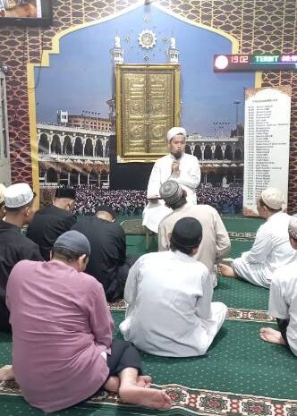  Residen LRPPN-BI Khusyuk Dengarkan Tausiyah Ustadz Suandi Simangunsong SPdI MSi PhD
