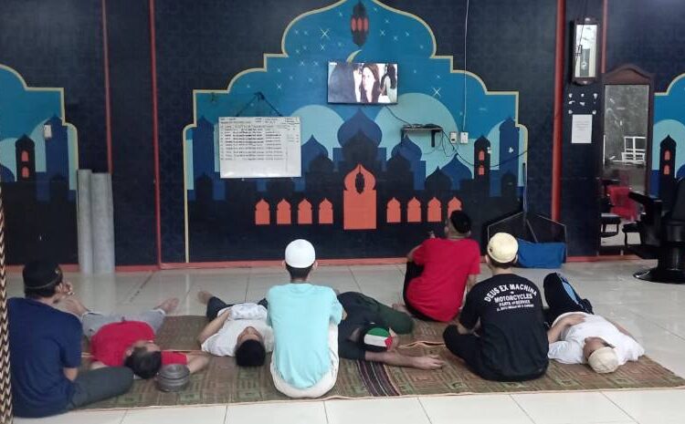  Residen LRPPN-BI Manfaatkan Waktu Santai Dengan Nonton TV Bareng