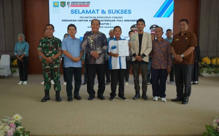  Bupati Asahan Dukung dan Fasilitasi Pelantikan Organisasi Penyandang Disabilitas