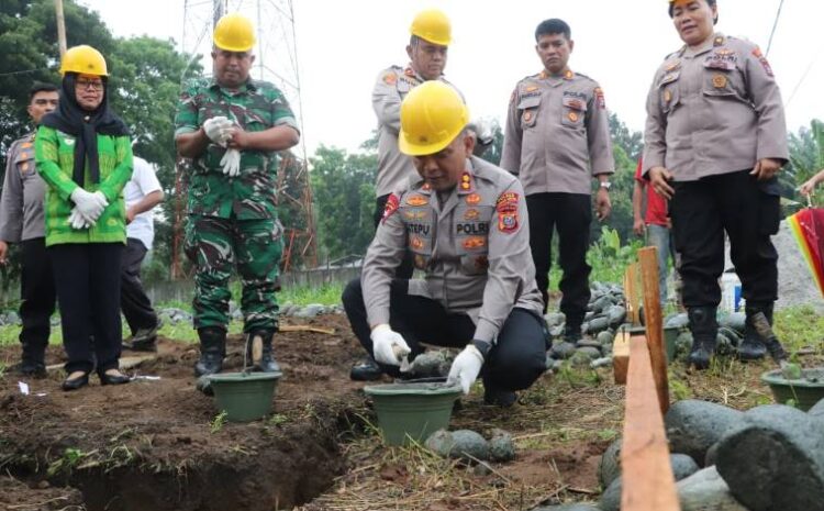  Kapolres Sergai Resmikan Groundbreaking Pembangunan SPPG Ke-6 di Kotarih