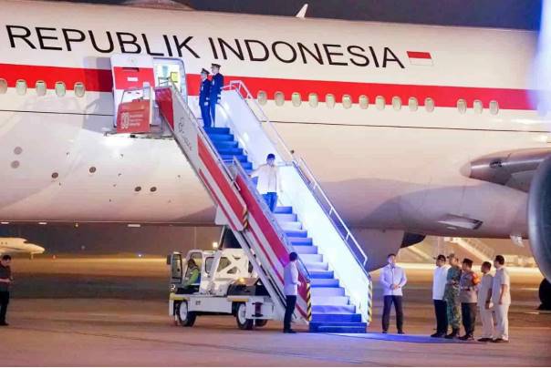  Presiden Tiba di Kualanamu, Kembali Tinjau Banjir dan Longsor di Sumut dan Aceh